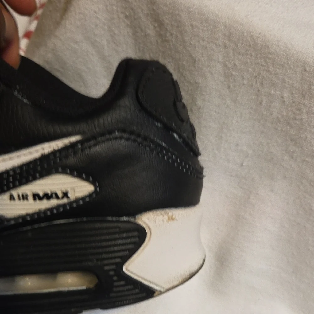 Nike Air Max Kids Black and White Sneakers